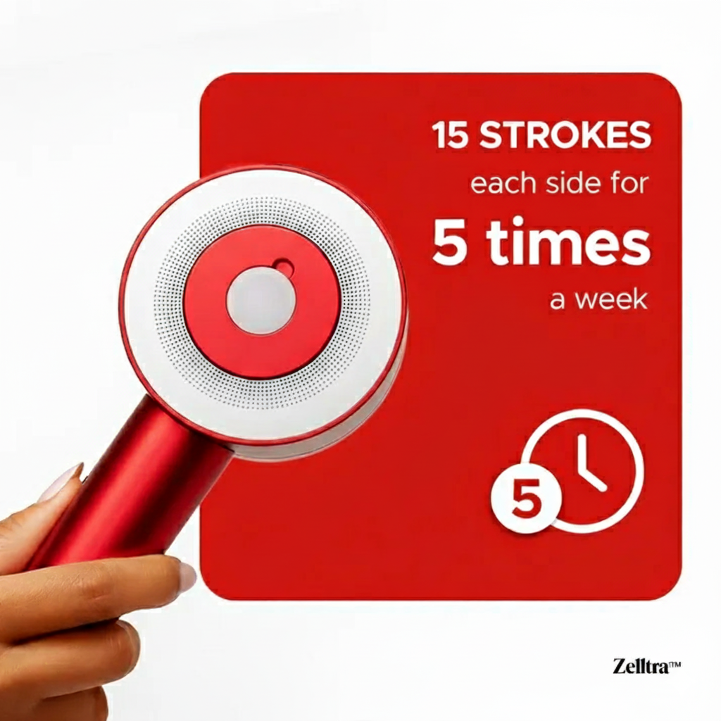 Zelltra™ Red Light Therapy Hair Reviver Device